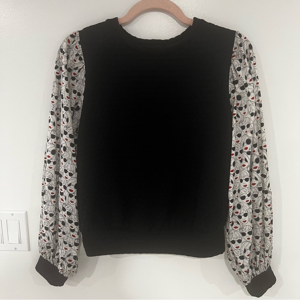 Anthropologie Porridge Textured Sweatshirt Women’s Sz XS - Picture 3 of 11